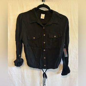 No Boundaries Button Blouse